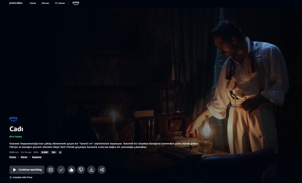 Cadı 10 Ocak'ta Amazon Prime Video'da